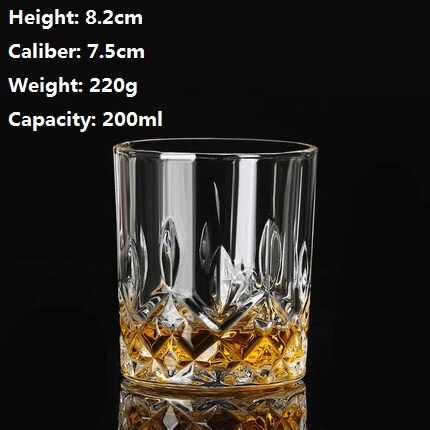 Verre à whisky carré en cristal, pour la maison, Bar, bière, eau et fête, hôtel, verres de mariage, , verres à boisson: G