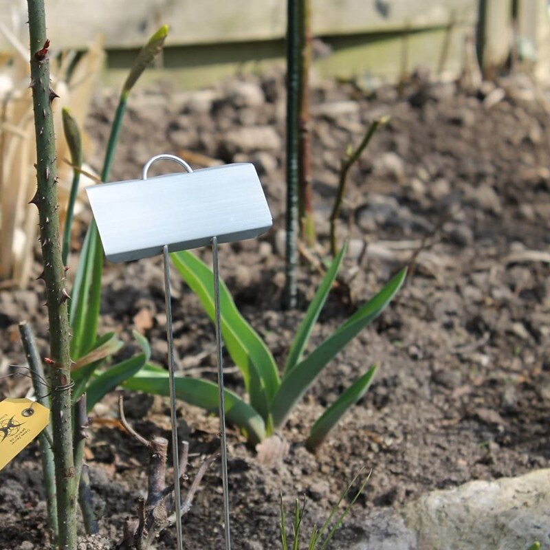 25 Packs Van Metal Plant Labels, Tuin Bloem Potplant Borden, Waterdicht Plantaardige Teken