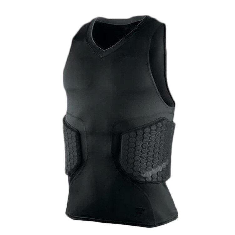 Sports Basketball Tights Honeycomb Anti-collision Clothing Football Training Protective Vest Goalkeeper Protective Gear Pants: XL / Anti-collision vest