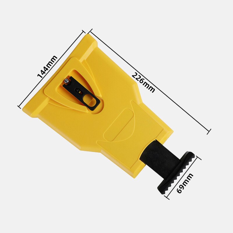 Afilador de dientes de motosierra portátil, afilador de cadena, sierra de plástico, montaje de barra, molienda rápida para afilar motosierra, herramientas de carpintería