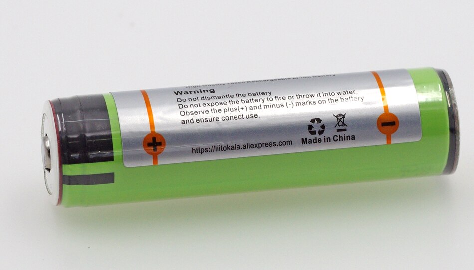 Liitokala Protected Original Rechargeable battery 18650 NCR18650B 3400mAh with PCB 3.7V