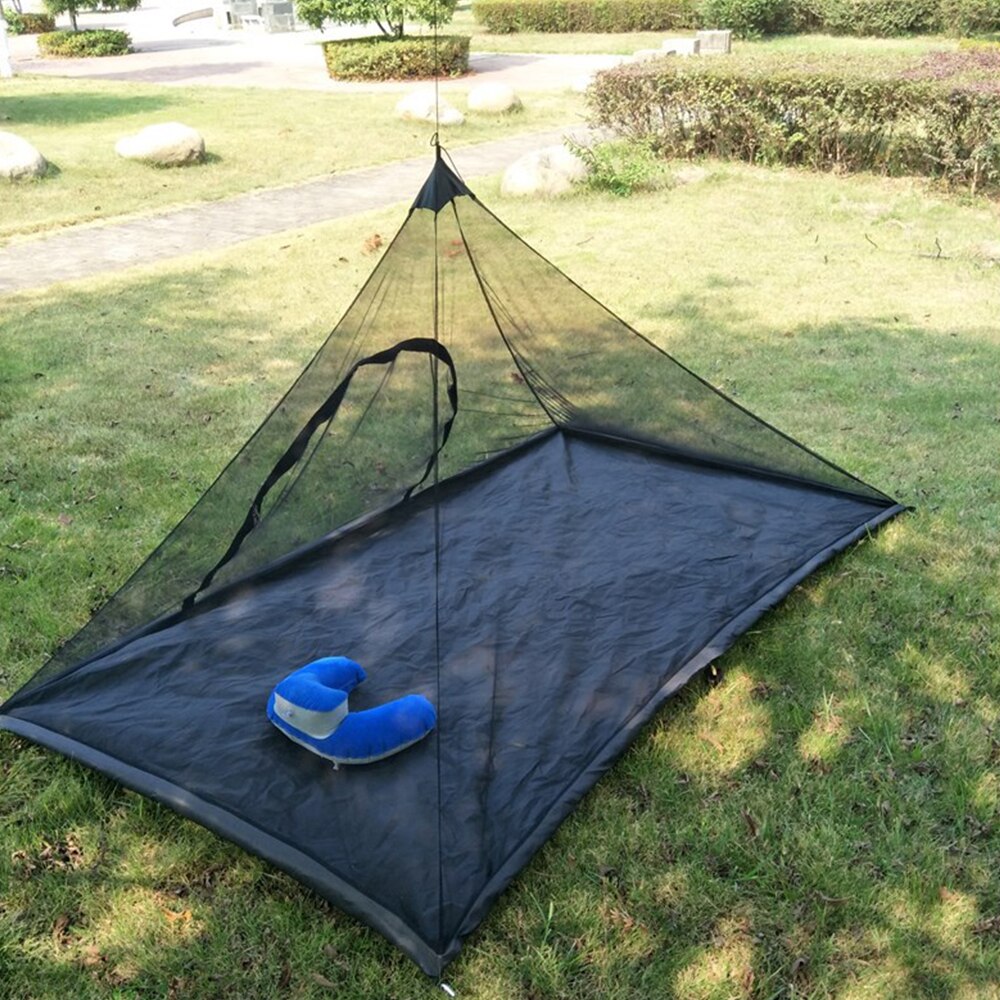 Hanging Inner Tents For Triangle Teepee Outdoor Ultralight Mosquito Repellent Mesh Net Single Tent Summer Camping Tent X309A