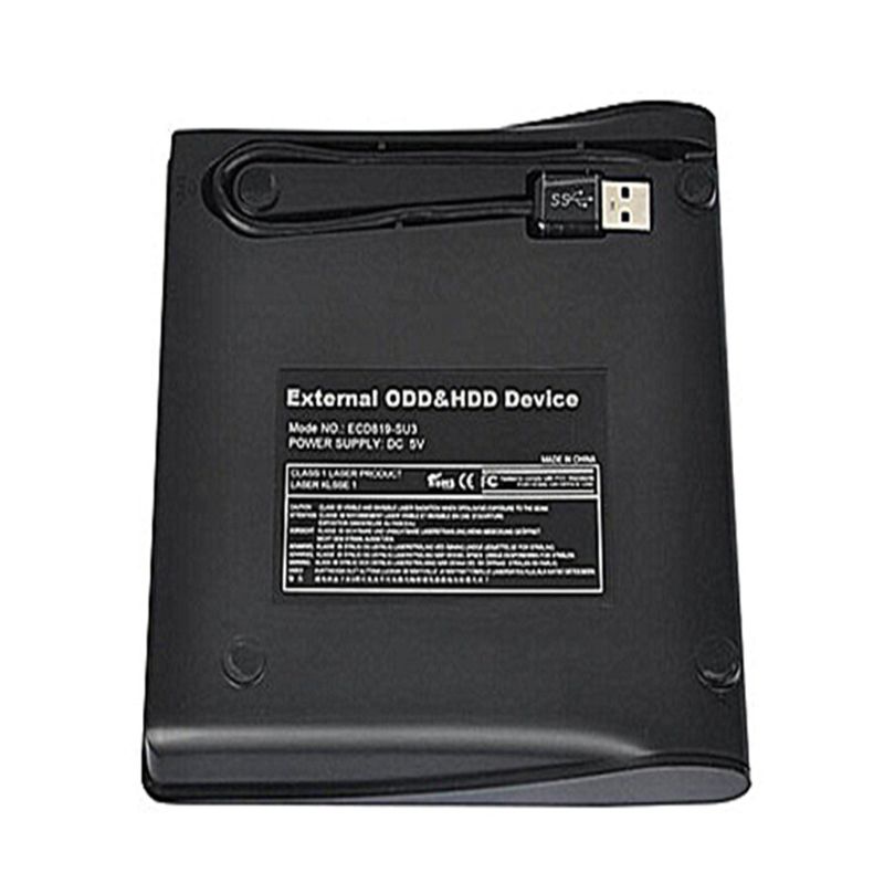 Slim External USB 3.0 DVD RW Writer Drive External Burner Reader Player Optical Drives for PC Laptop