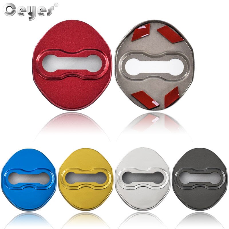 Ceyes Oem Stickers Lock Covers Voor Mitsubishi Outlander Lancer 10 Pajero l200 l300 2 3 4 Asx Auto Styling Decor auto Accessoires