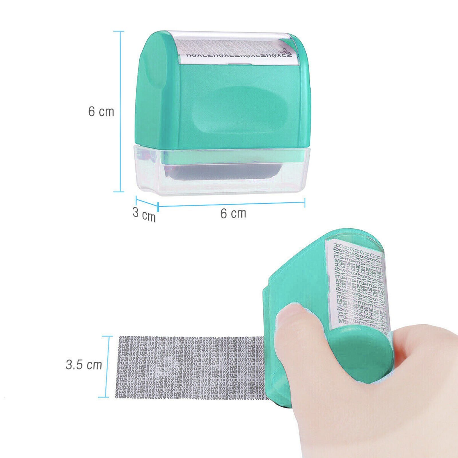 Theft Protection Stamp for Personal Information Privacy Seal Durable Identity Theft Protection Security Self Covering Garbled