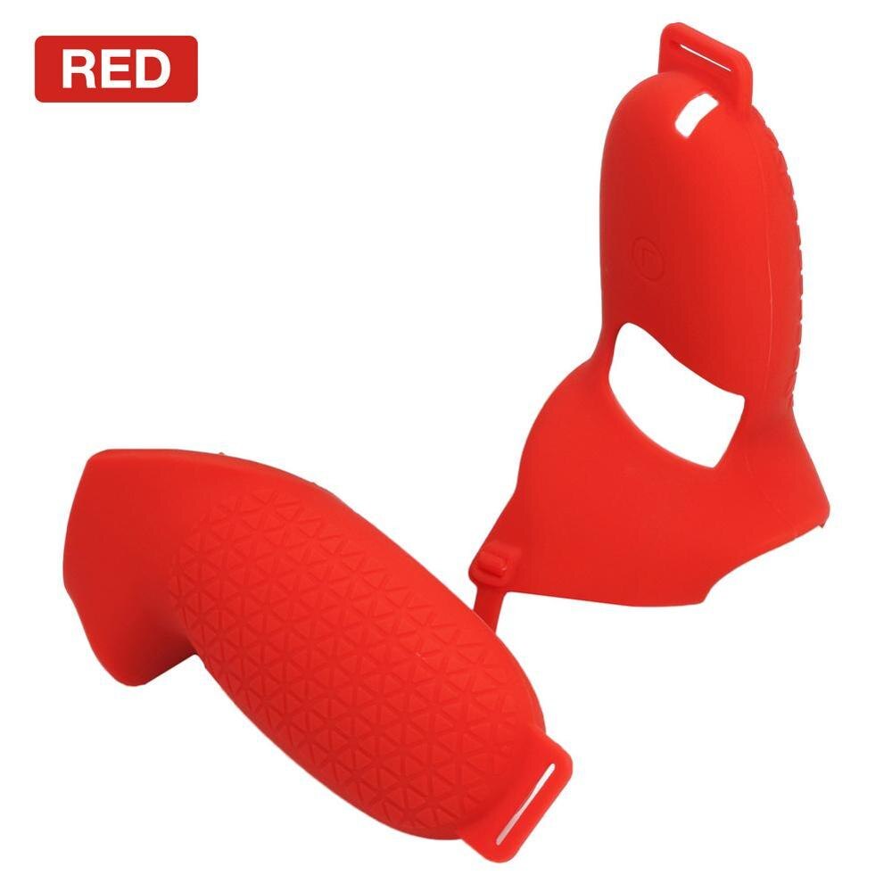 For Oculus Quest 2 Protection Cover VR Accessories Vr Controller Handle Grip Cover Silicone Protective Sleeve For Oculus Quest 2: Red