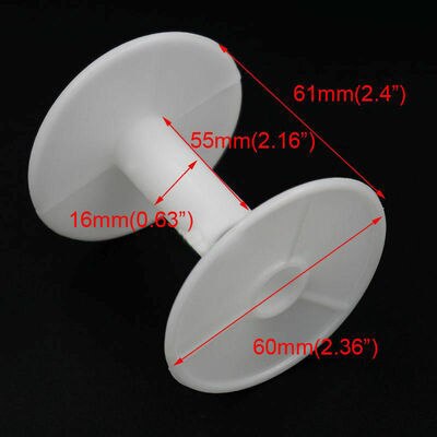 5/10pcs Plastic Empty Spools White Long for Wire Thread Bobbins Home Handwork Accessories Tools 81.5X84/60X61/50x42mm.