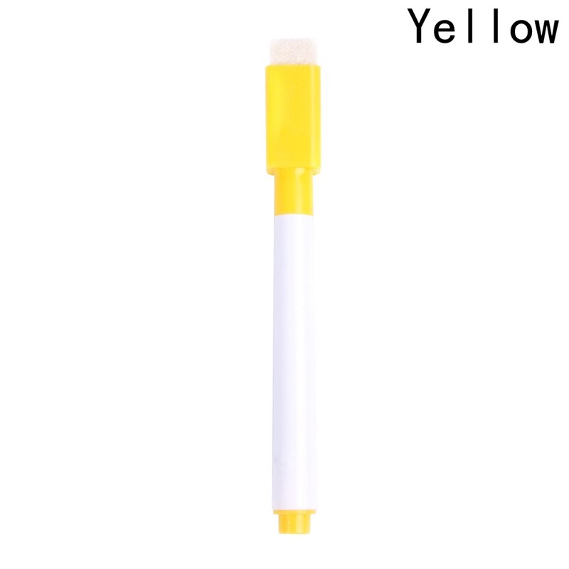 2 stuks/set merk magnetische whiteboard stiften uitwisbare whiteboard markers magneet ingebouwde gum kantoor schoolbenodigdheden: Jw