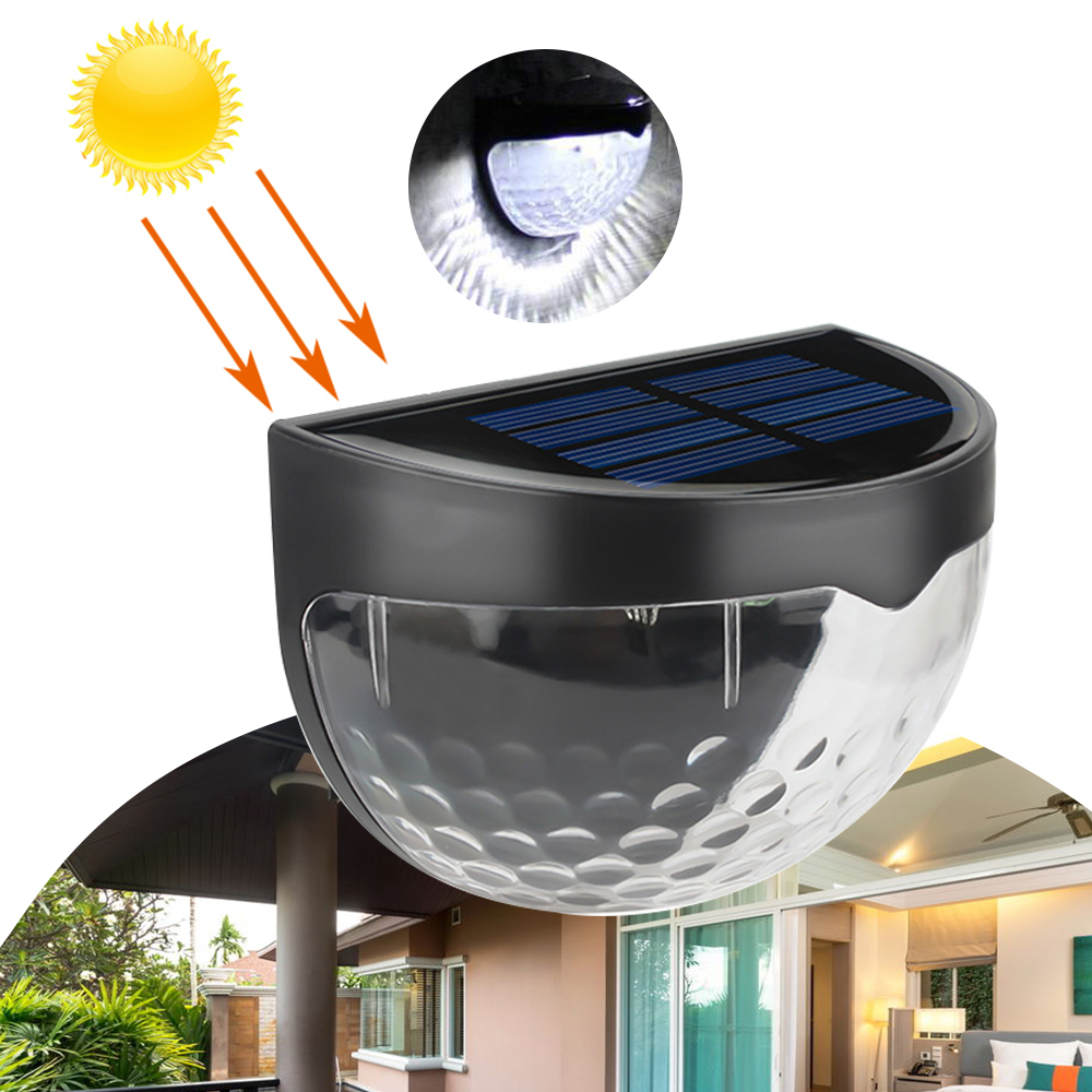 LED Solar Lamp Waterdicht Zonne-energie Sensor Wandlamp Auto ON/OFF Voor Outdoor Pathway Tuin Patio Hek Lamp
