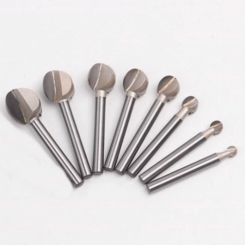 1/8pcs Core Box Router Bit Double Flutes Round Nos... – Vicedeal