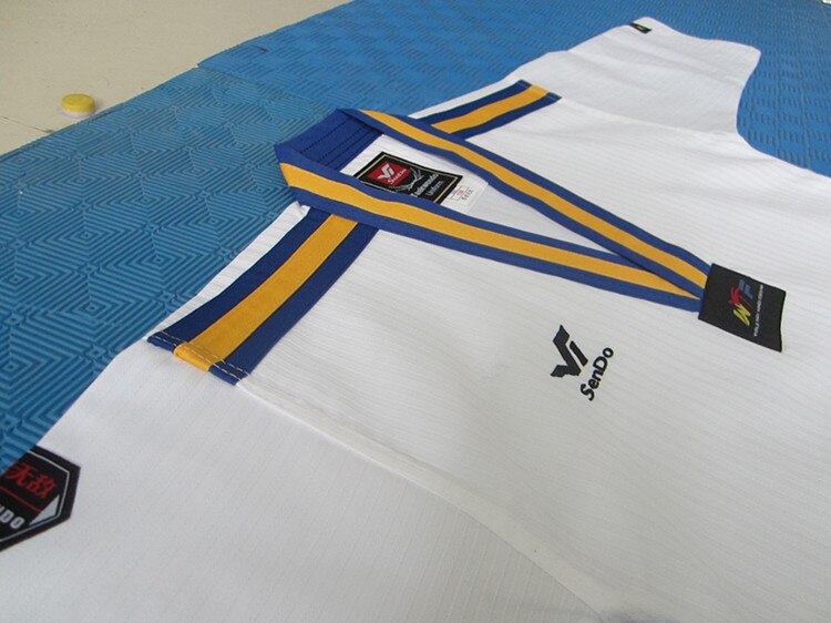 Taekwondo Doboks WTF Autumn and Winter Clothes Child Adult Training Sport Uniform 100% Cotton Comfortable