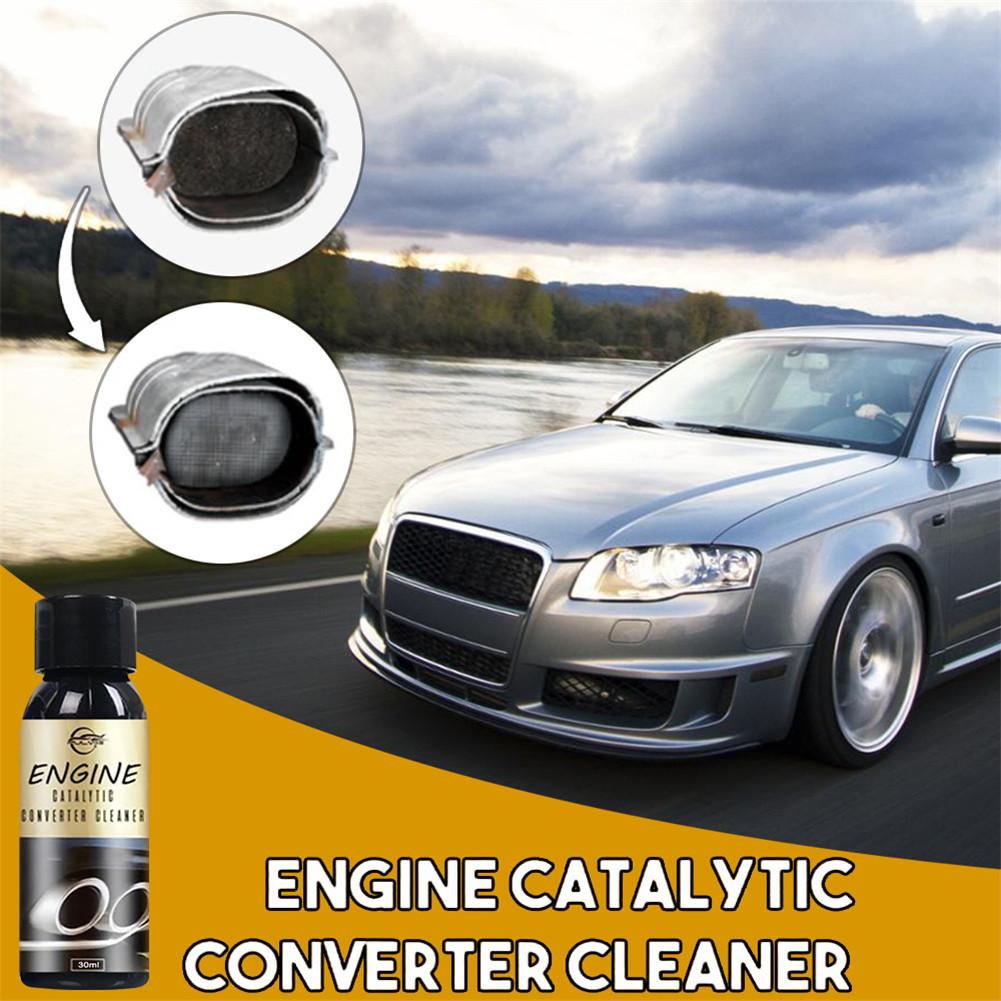 30ML Leistungsstarke Motor- Katalysator Reiniger Auto Kraftstoff Schatz Benzin Additiv Motor- Kohlenstoff Ablagerung Entfernen Auto Reiniger
