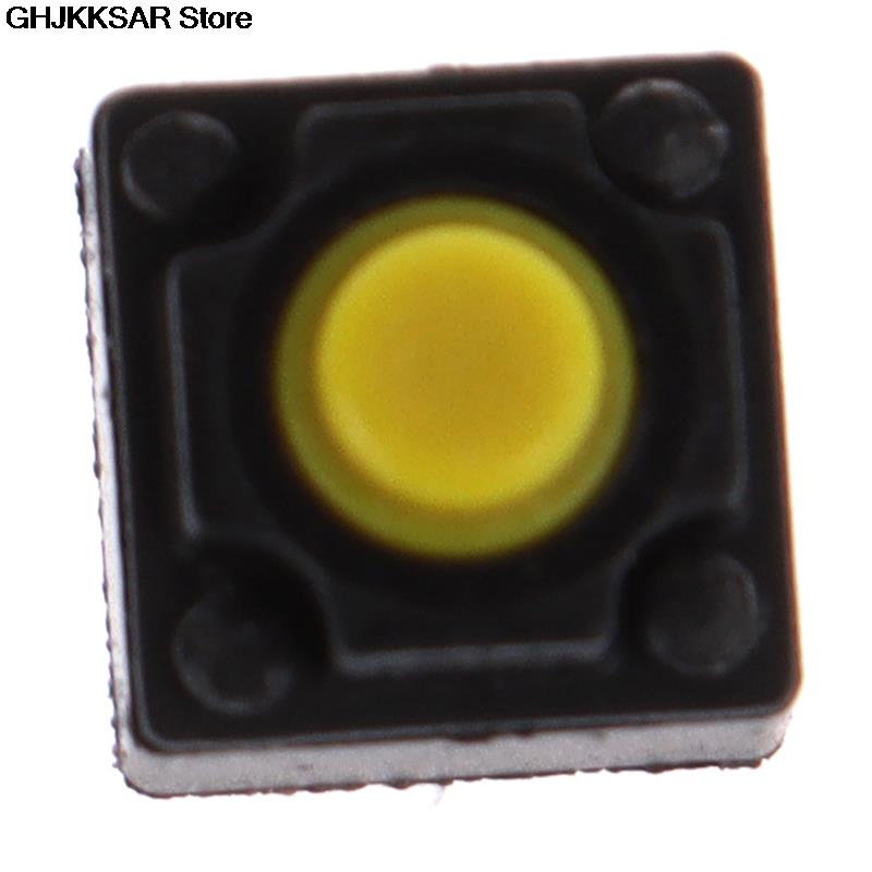 10 stücke Stumm Taste Stille Schalter Drahtlose Maus Verdrahtete Maus Taste Micro Schalter Gelb Push Button Schalter 6*6*7,3mm