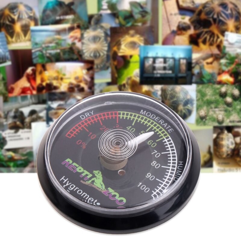 Reptile Tortoise Terrarium Vivarium Hygrometer Humidity Meter Gauge Rearing Box