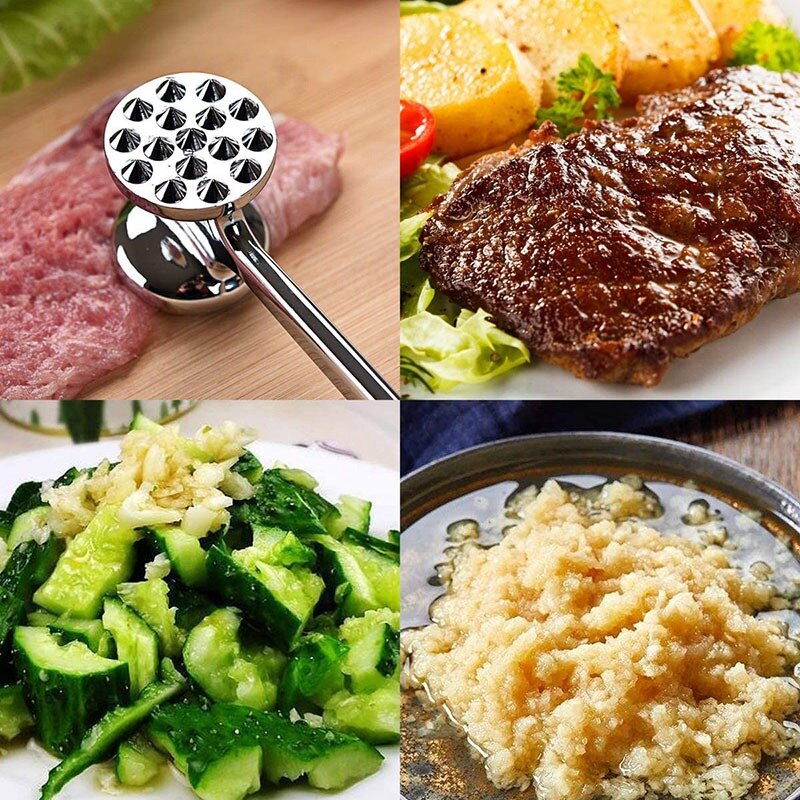 Köttmjukgörare, dubbelsidig, köttklubba, kötthammare