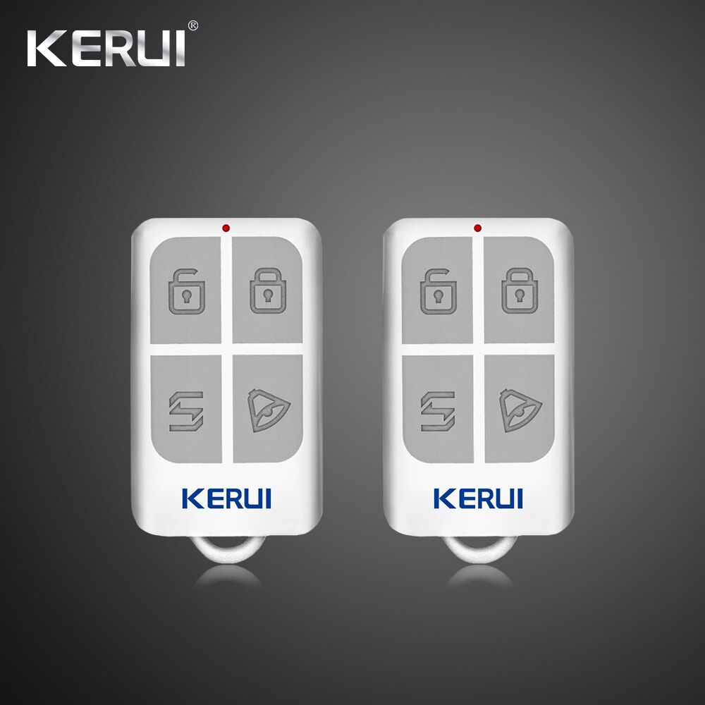 Kerui  rc531 fjernbetjening trådløs bærbar fjernbetjening kitalarm tilbehør til hjemmets sikkerhed alarmsystem tastatur: Sølv