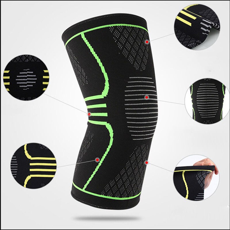 1PC Knie Unterstützung Knie Pads Brace Knie Protector Gym Gewichtheben Knie Wraps Verband Straps Schutz Kompression Knie Brace suppor