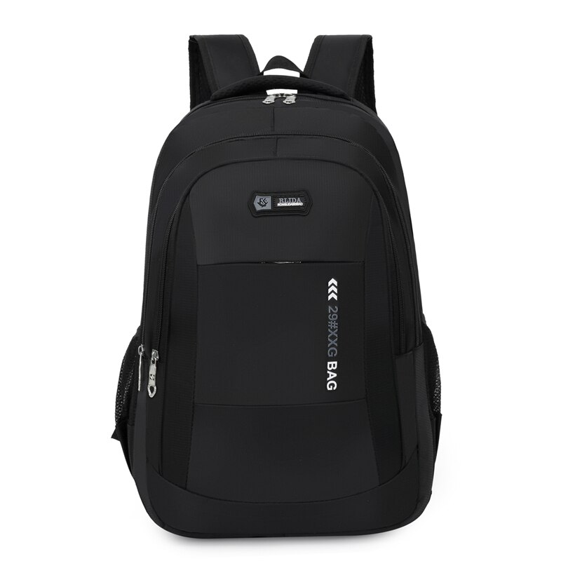 Mochila para ordenador portátil Laamei, mochila escolar de Oxford resistente al agua, mochila antirrobo, mochila escolar de viaje para adolescentes, mochila escolar para hombre: black