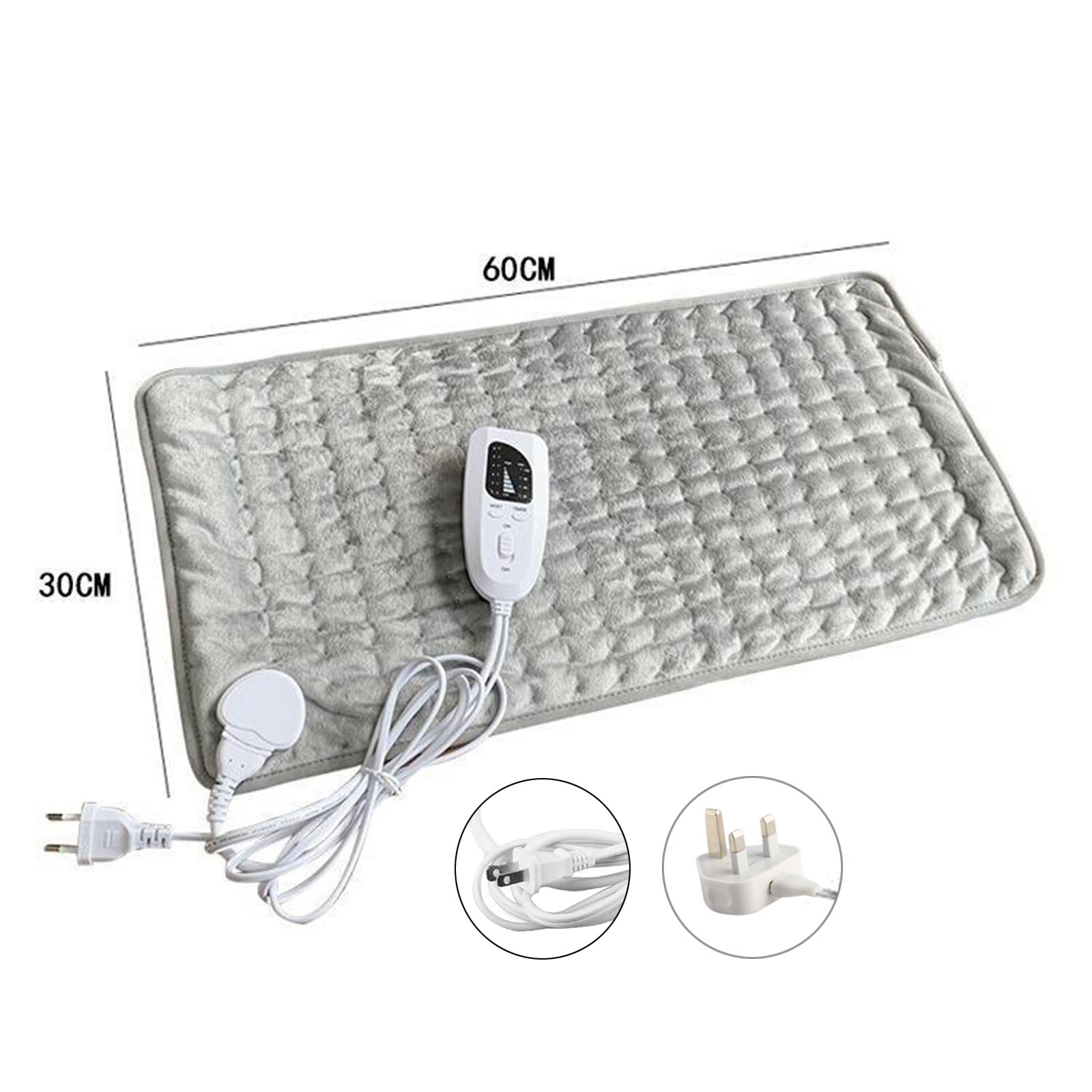 Large Electric Heat Pad Mat Therapy Back Pain Relief 6 Temperature Setting Winter Warmer Heating Pad