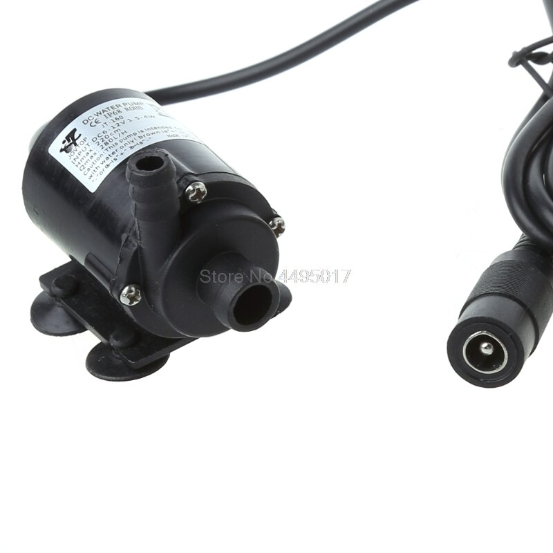 Dc 6v 12v mikro borstlös dränkbar motor vattenpump f sol fontän kylning