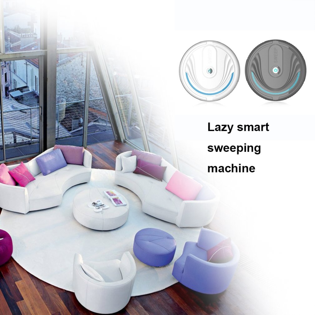 Intelligente veegrobot, automatische reinigingsmachine voor thuis, luie slimme stofzuiger, dweilmachine mini