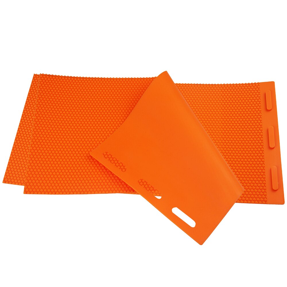 2PCS | Rubber Beeswax Press Sheet Mould Foundation Beekeeping Equipment Bee Hive Basis Press Sheet Mould Tools