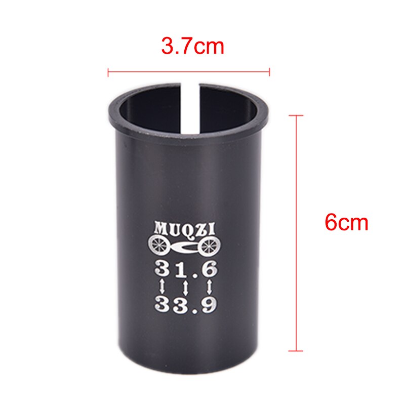 Adaptador de tija de sillín de bicicleta MTB de aleación 2,7 3 3,2 3,3 3,7 cm tubo de asiento de bicicleta de carretera de montaña adaptador de tija de sillín piezas de bicicleta de 5 tamaños: C