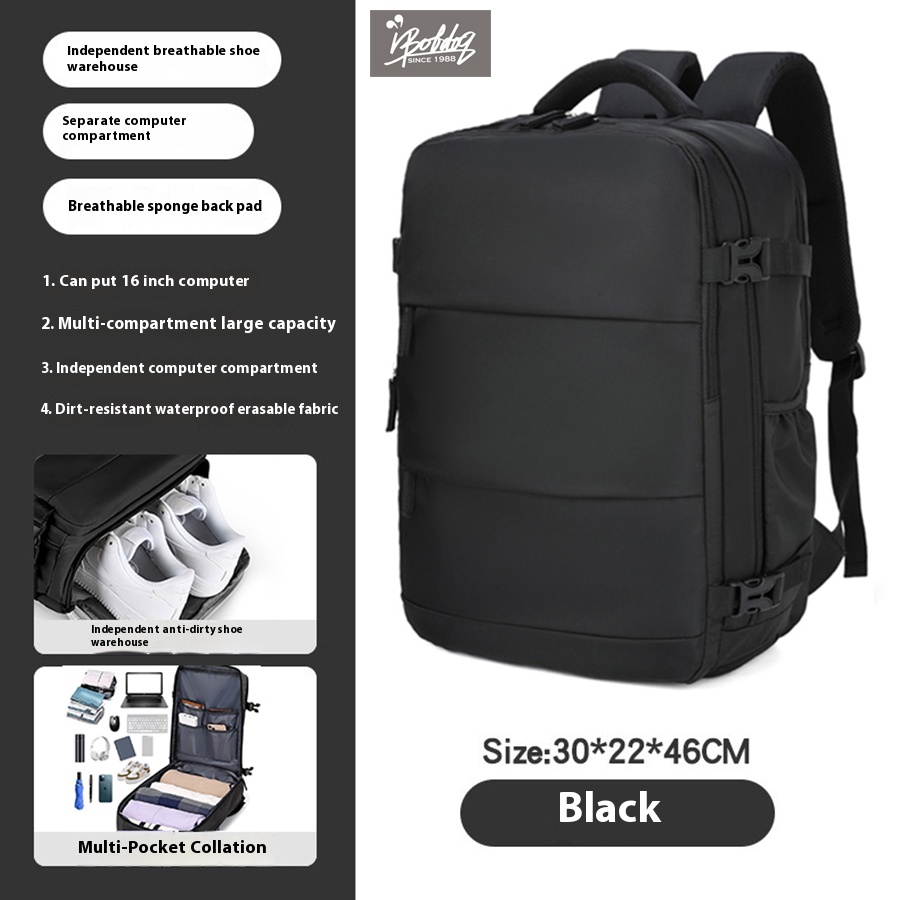 Mochila 40x20x25 Ryanair, mochila de viagem para mulheres e homens, item pessoal mochila de transporte, mochila para laptop de fim de semana de negócios