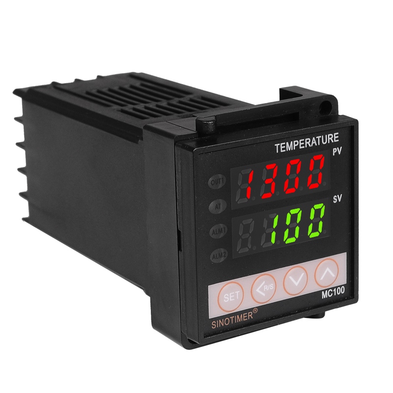 0-10V Analog Ausgang Universal- Thermoelement PT100 Eingang Digital PID Temperatur Regler Thermostat für Hitze Kühlen mit Alarm