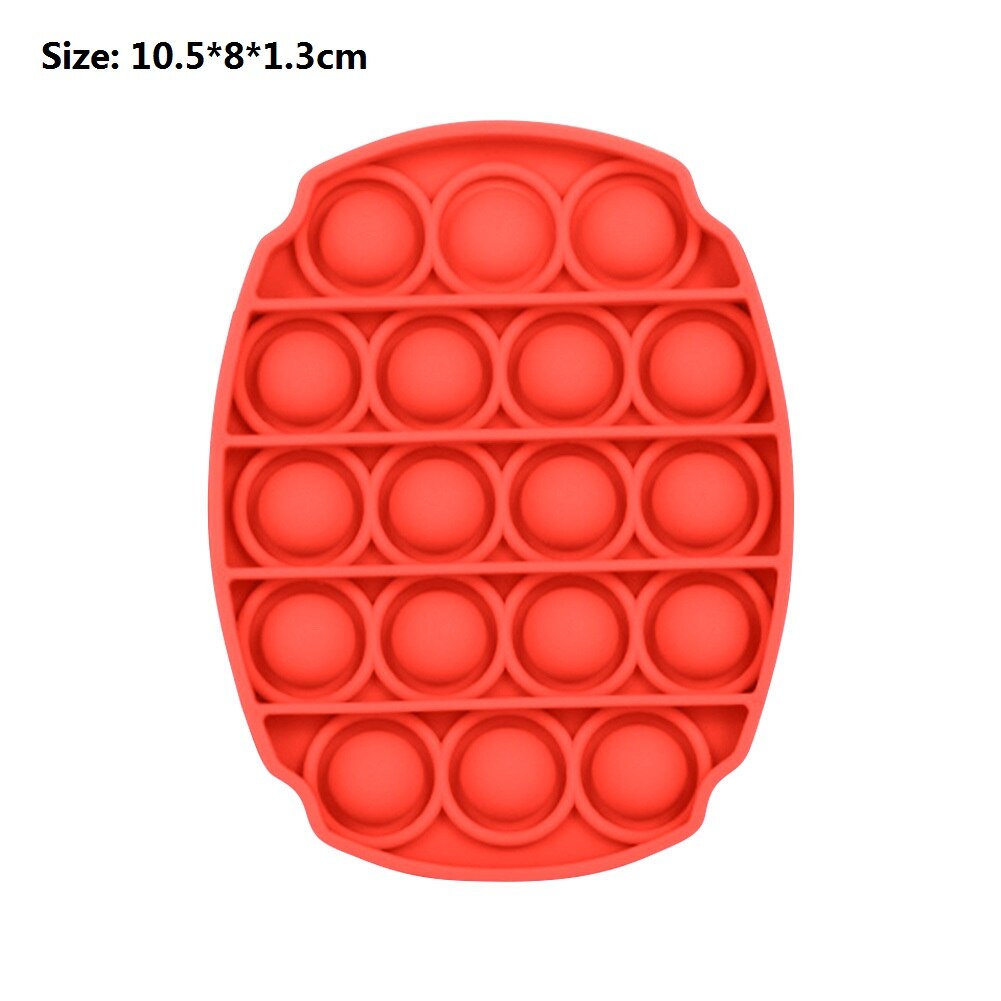 Push Blase Sensorischen Spielzeug Autismus Bedürfnisse Squishy Stressabbau Spielzeug Erwachsene Kind Lustige Anti-stress Zappeln: 12 ellipse