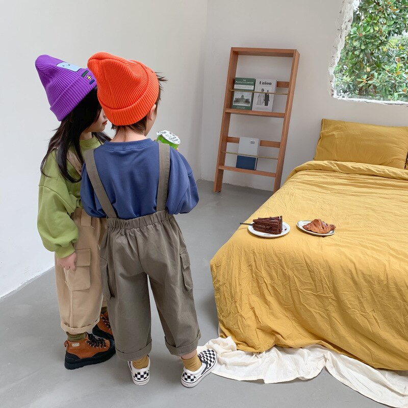 Autumn Girls Cotton Overalls Girls Overalls Kids Overalls