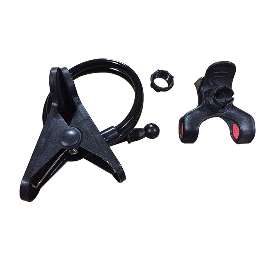 Supporto universale per telefono supporto flessibile per cellulare 360 Clip supporto pigro supporto da tavolo supporto da tavolo supporto da tavolo: Black