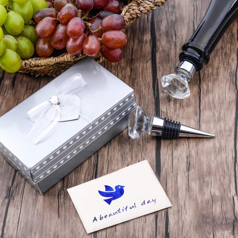 Crystal Glass Whisky Liquor Oil Wine Bottle Cap Stainless Steel Vacuum Seal Wine Decoration Stopper Bartender Party Accessories