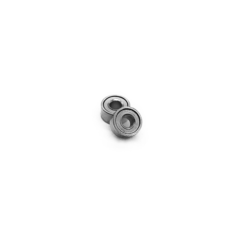 10 stks/partij MR63ZZ Miniatuur Kogellagers 3*6*2.5mm Kleine Dubbele Afgeschermde Miniatuur Metal Staal Lager Mini staal Rollager