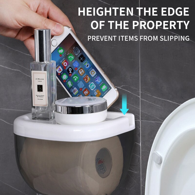 Toilet drawer non perforated toilet waterproof storage box tissue box