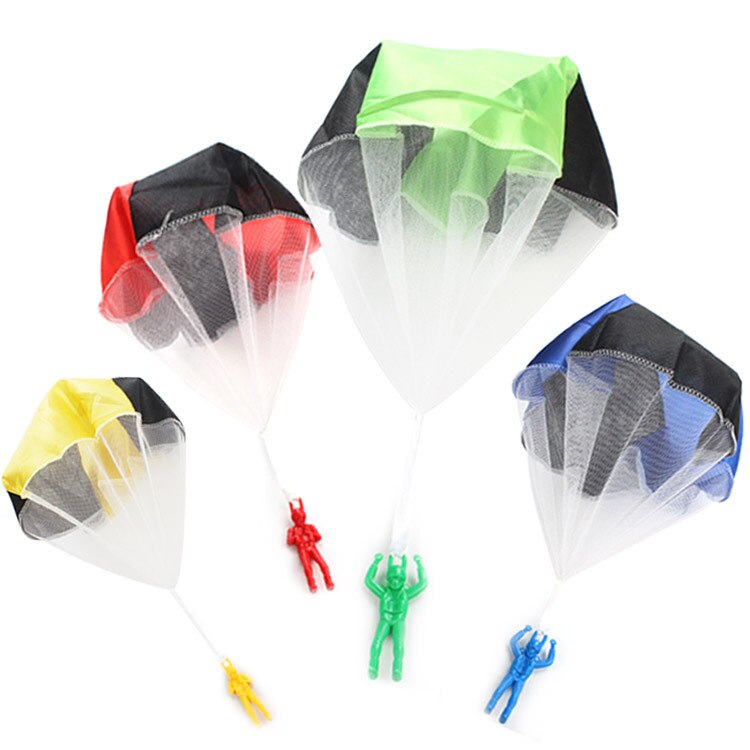 Hand Throwing Mini Soldier Parachute Funny Toy Kid Outdoor Game Play Educational Toys Fly Parachute Sport for Children Toy