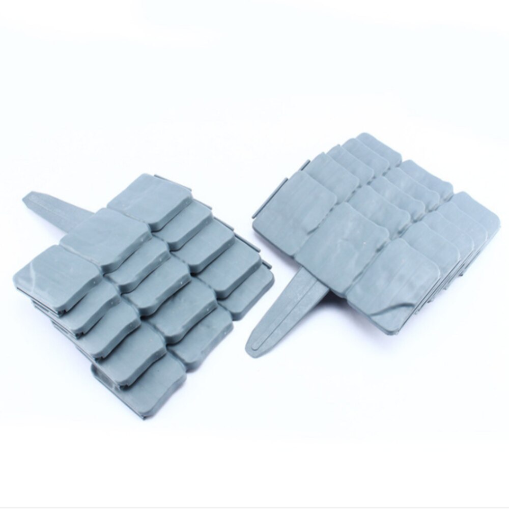 5m 16ft Grey Stone Effect Garden Lawn Cobbled Grass Edging Plant Flower Bed Fence Border Garden bed Decorations