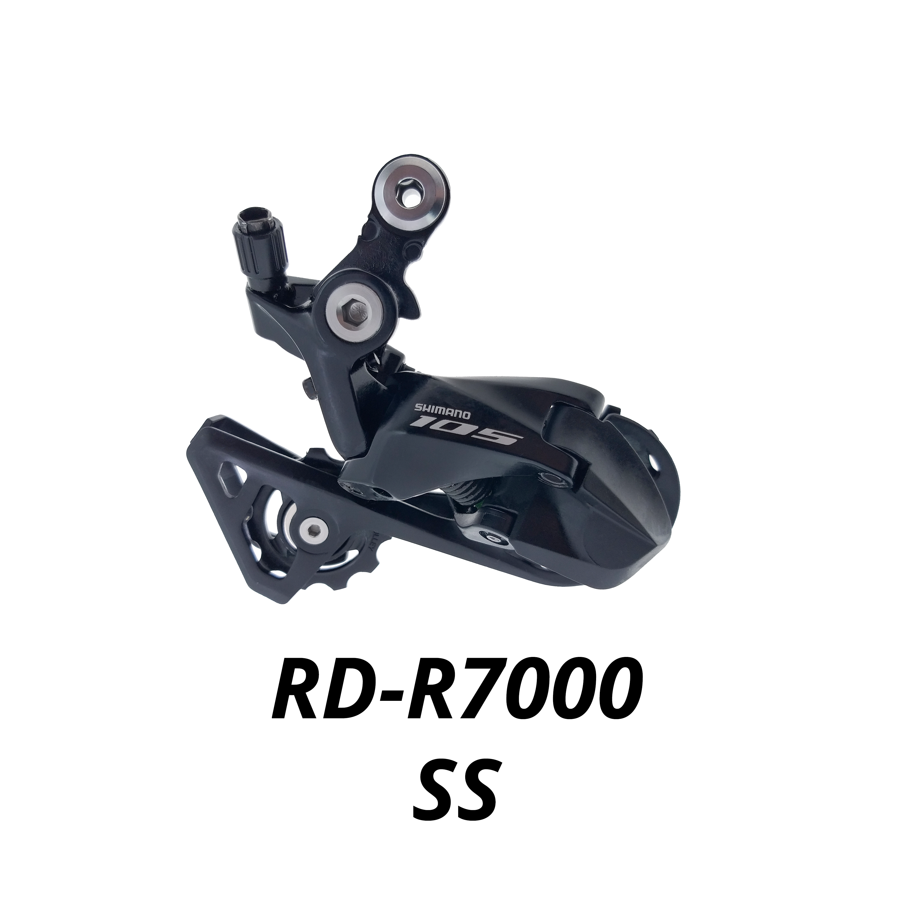 Shimano Claris R2000 SORA R3000 Tiagra 4700 105 R7000 SS GS desviador trasero de jaula media corta para bicicleta de carretera 8/9/10/11 velocidades: Blanco