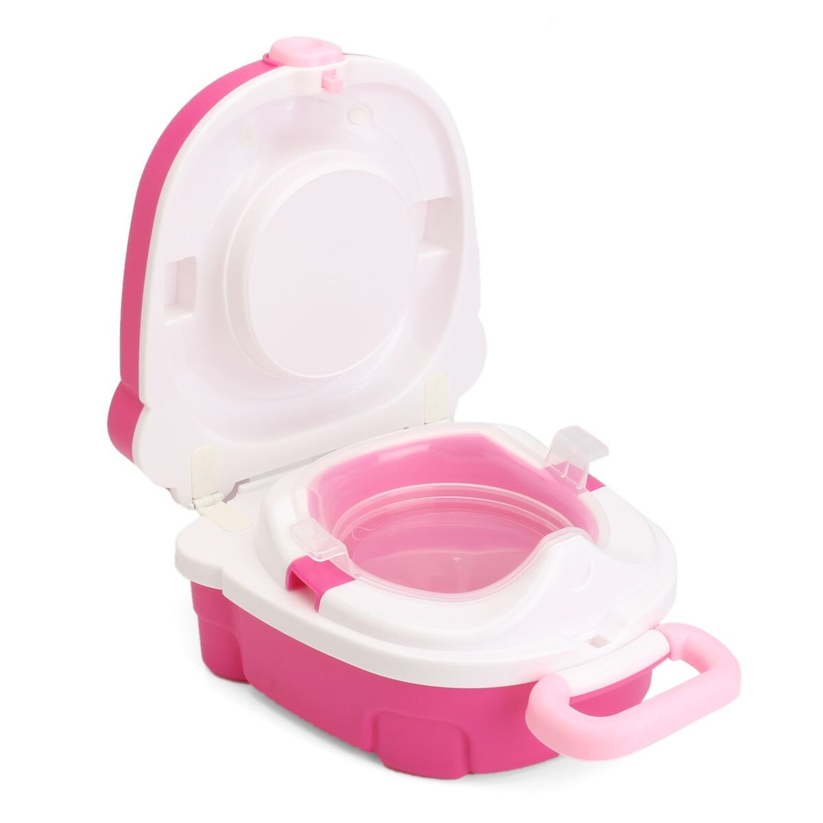 baby urinaler utendørs bil bærbart toalett låve baby potte sete bolle trening panne potte panne ryggstøtte toalett jenter takrenne potte sett: Rosa
