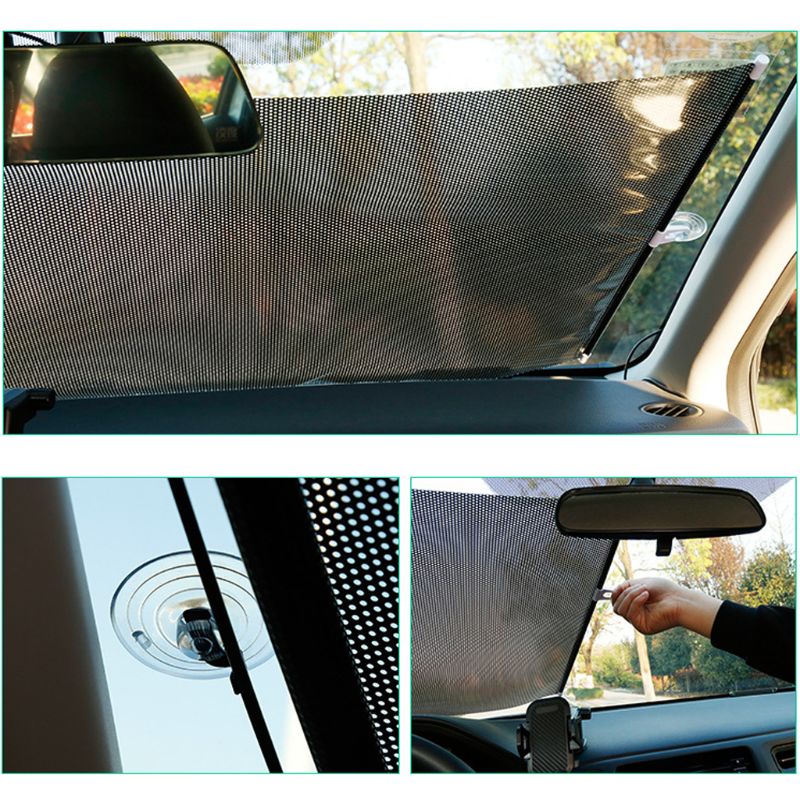 Auto Fenster Schatten Fenster Versenkbare Auto Sonnenschutz für Blockieren Blendung und Wärme Geeignet für Auto
