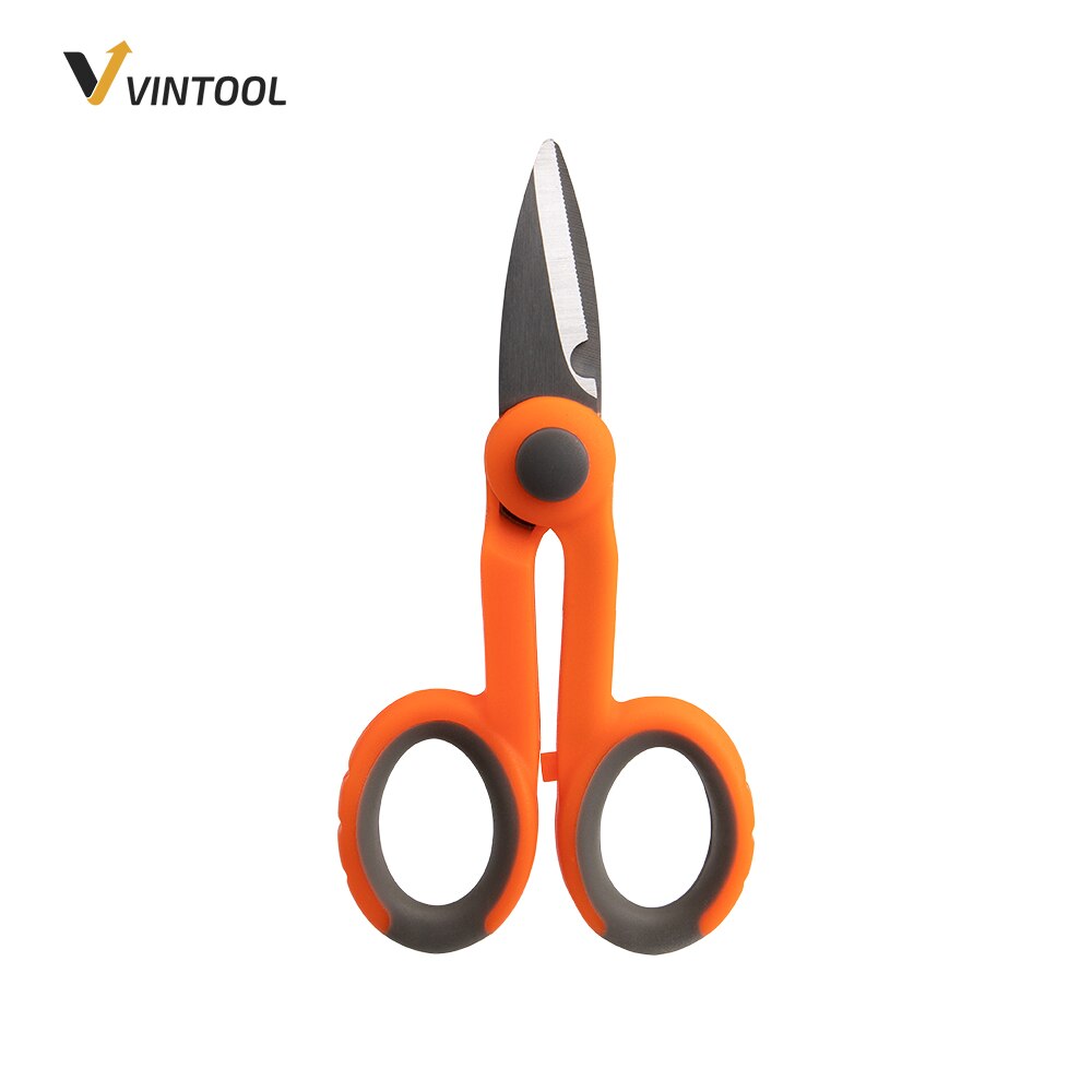 Kevlar Cutter Fiber Optic Tool PVC Non-slip Handle Optical Fiber Scissors
