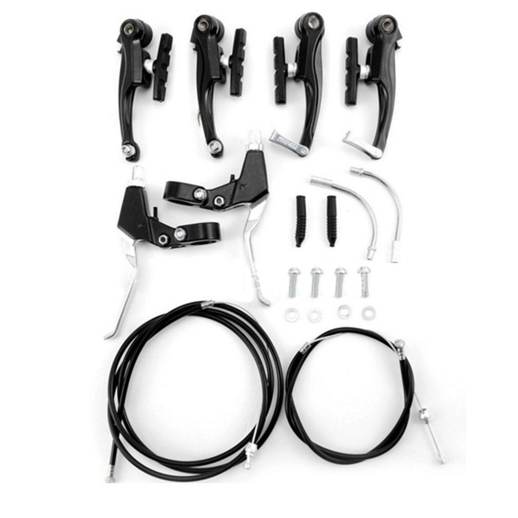 Complete Mtb Alloy Bicycle Mountain Bike V Brake And Lever And Cable (Front + Rear) Set Brake Sensitivity