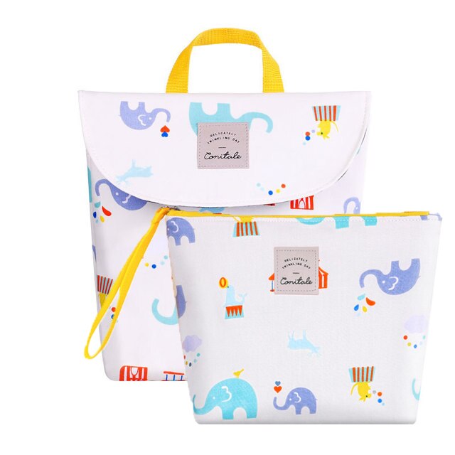 Grote Luier Opbergtas Draagbare Baby Luierzakken Kinderwagen Organizer Baby Tassen Moeder Reizen Opknoping Wagen Nat/Droog Wasbare tassen: 15