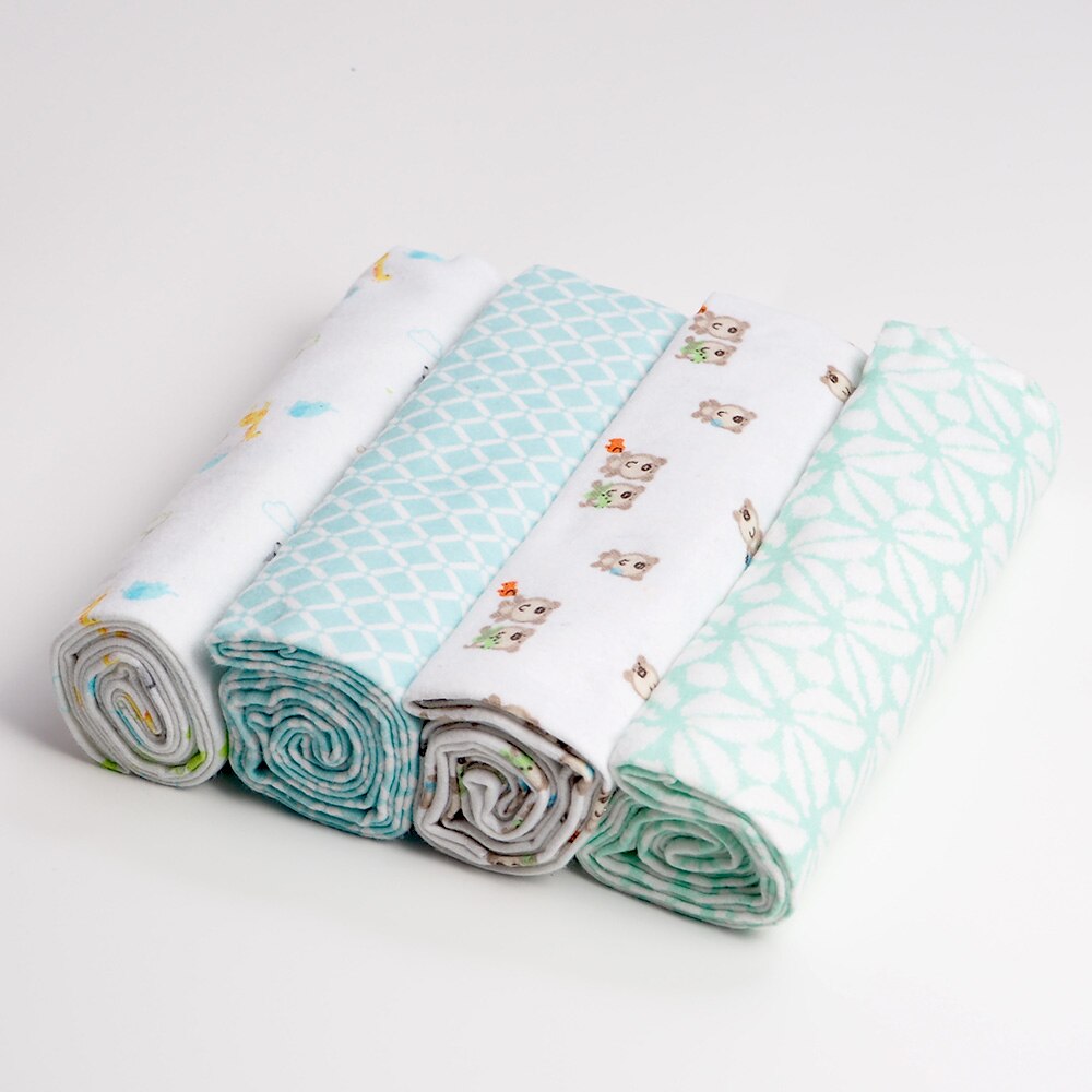 4 teile/los Neugeborenen Musselin Windeln 100% Baumwolle Flanell Baby Decke freundlicher Swaddle wickeln Weich Decken Produkte Für Neugeborenen