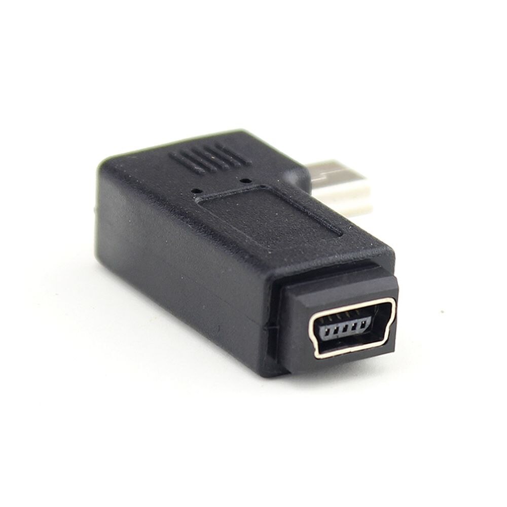 Mini USB elbow male to female 90 degree adapter Left and right angle Mini USB 5pin Extended adapter