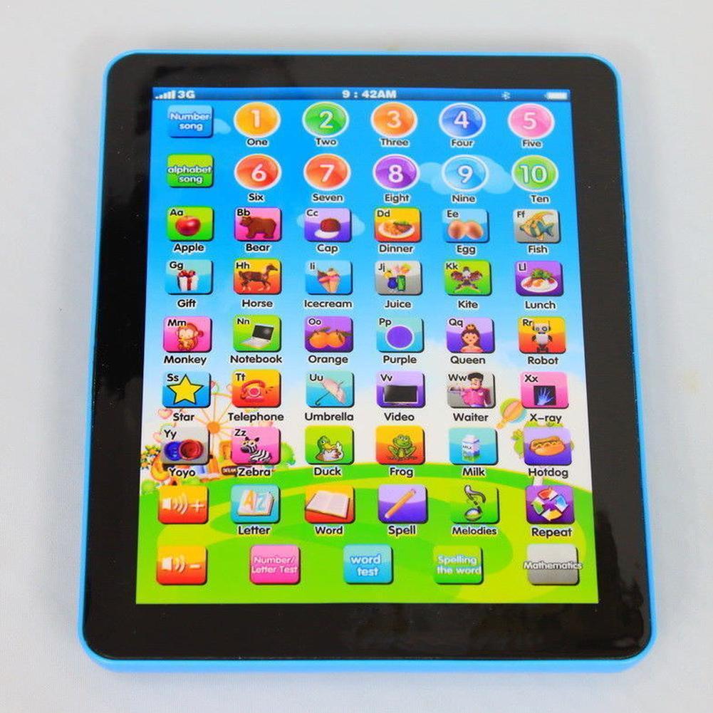 Tablet Pad Computer For Kid Children Learning Tool Computer Educational English Teaching Toy Tablet Mini B7Q8