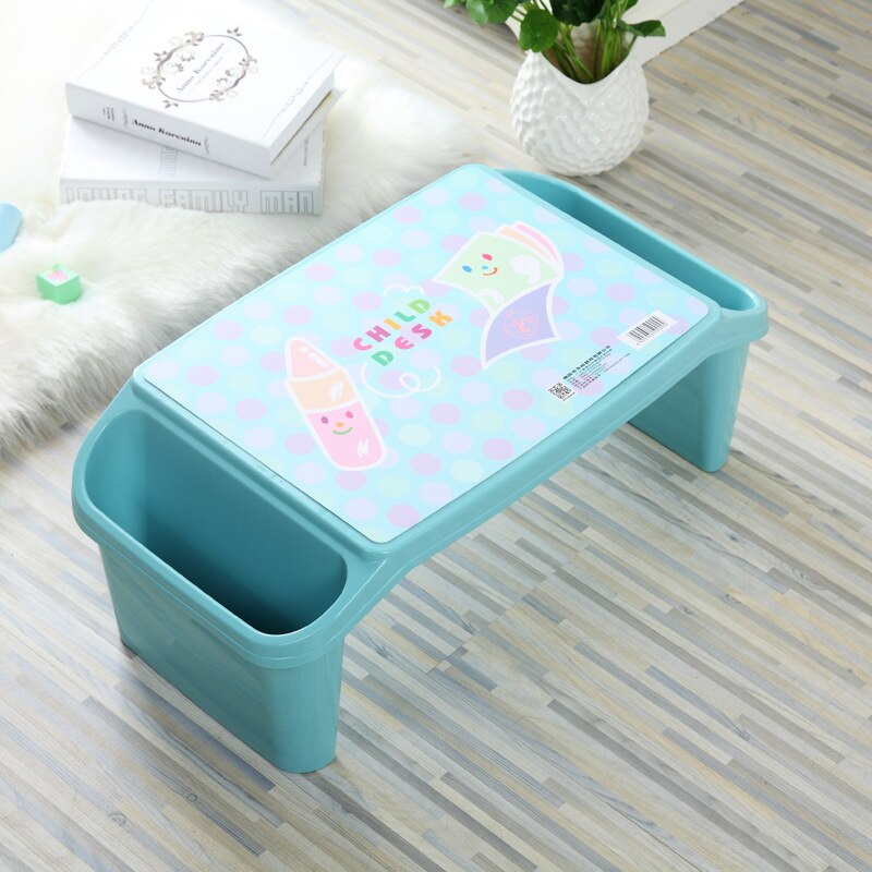 Plastic Study Table for Kids Toddlers Baby Desk with Holder Organizer Portable Laptop Desk Durable Safe Material for Children