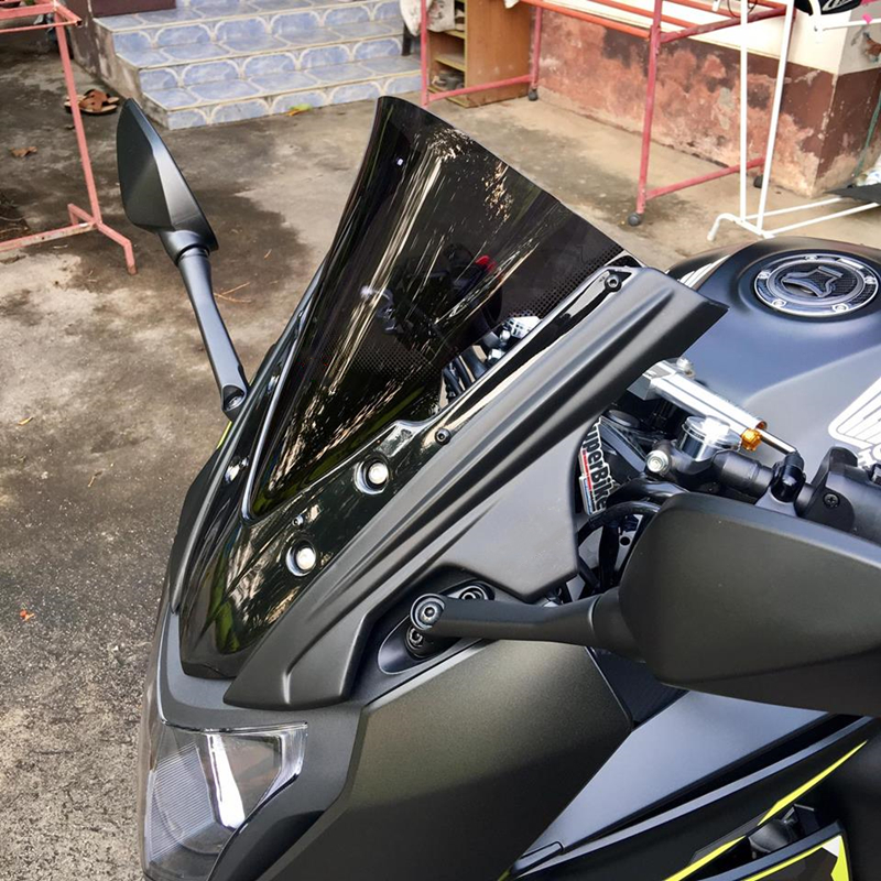 Mtkracing til cbr 650f motorsykkel tilbehør skjerm frontrute fairing frontrute