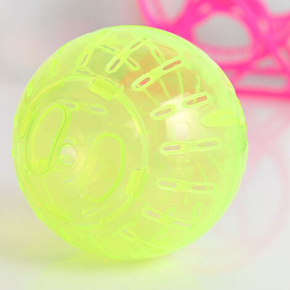 Plast utomhus sport boll mark råtta små husdjur gnagare möss jogging boll leksak hamster gerbil råtta träningsbollar lekleksaker