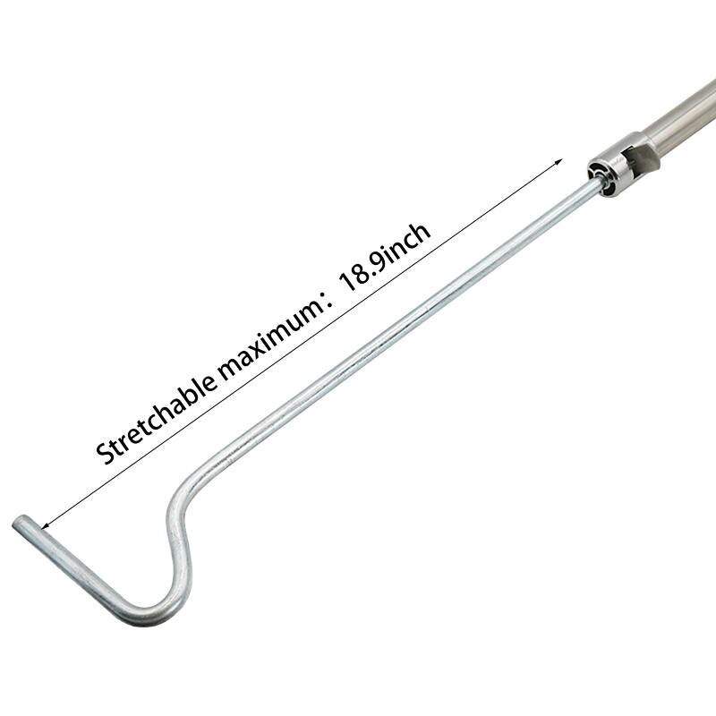 1Pcs Livestock Stainless Steel Pig Holder Heavy Duty Hog Catcher Snare Pig Swine Catcher Pole Animal Catch Pole Catcher Tools